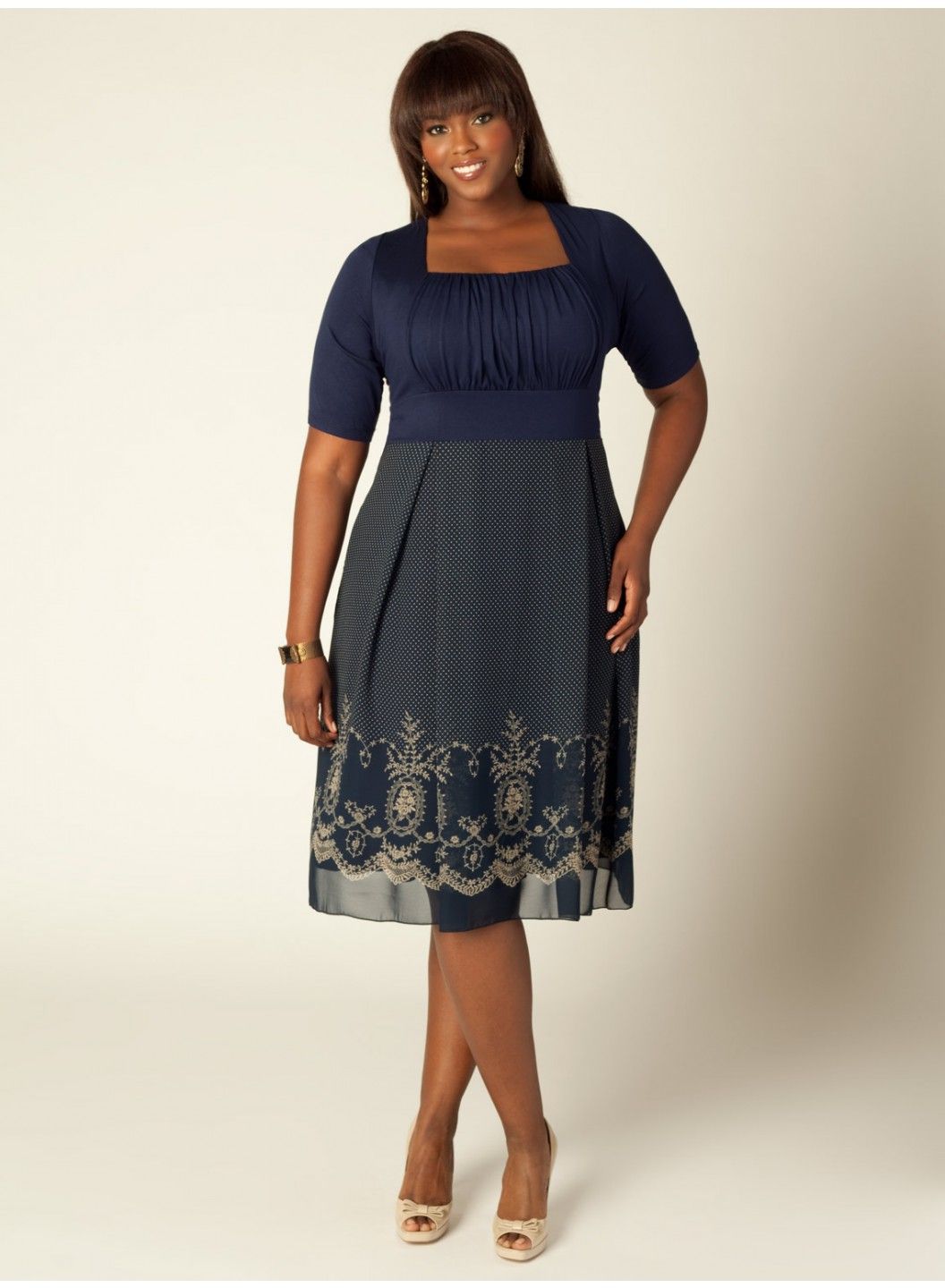 plus size dresses to wear to a wedding photo - 1