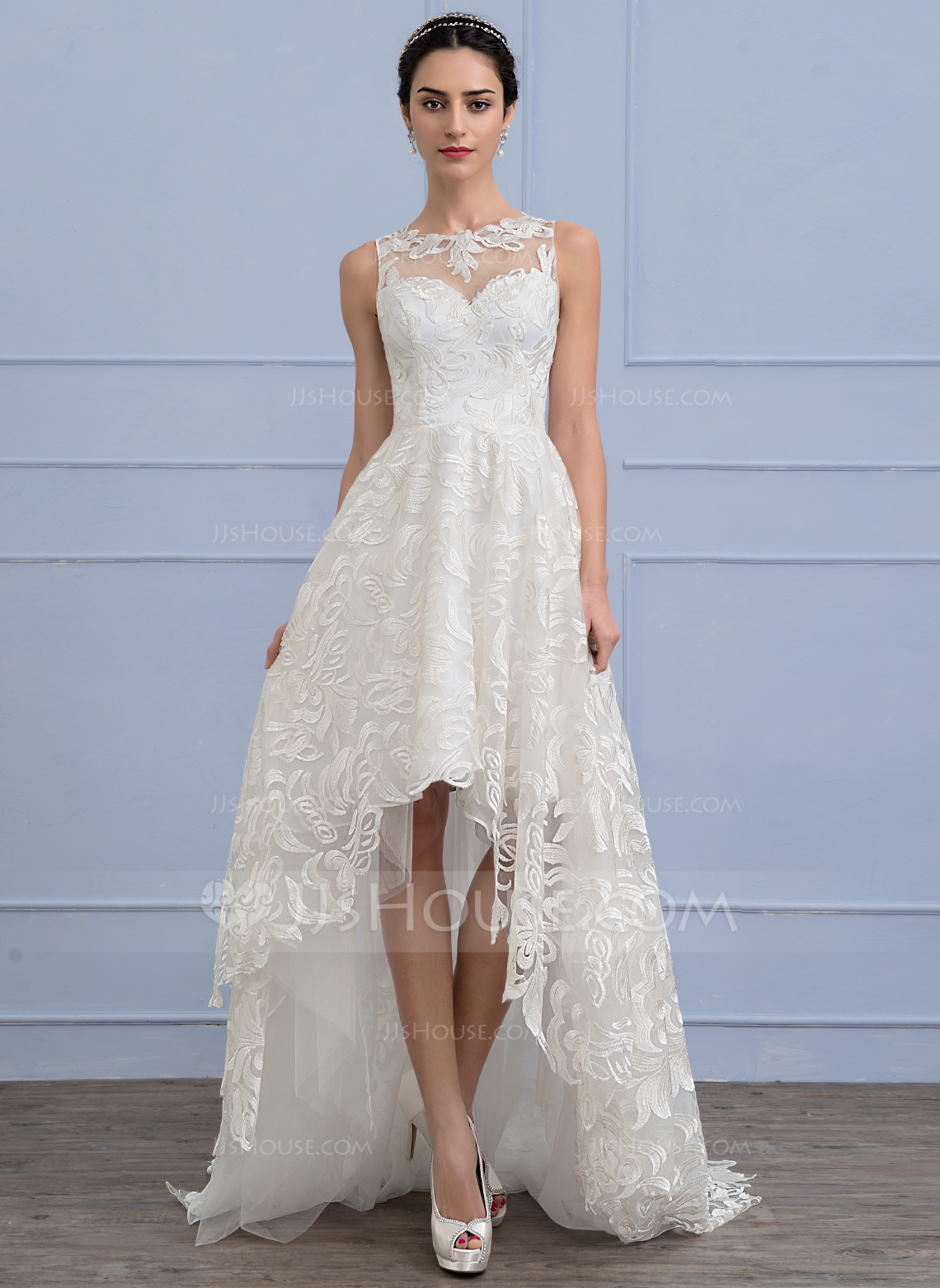 Asymmetrical Wedding Dress