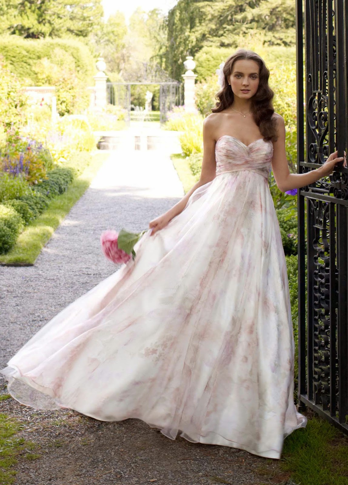 Pink wedding dresses davids bridal